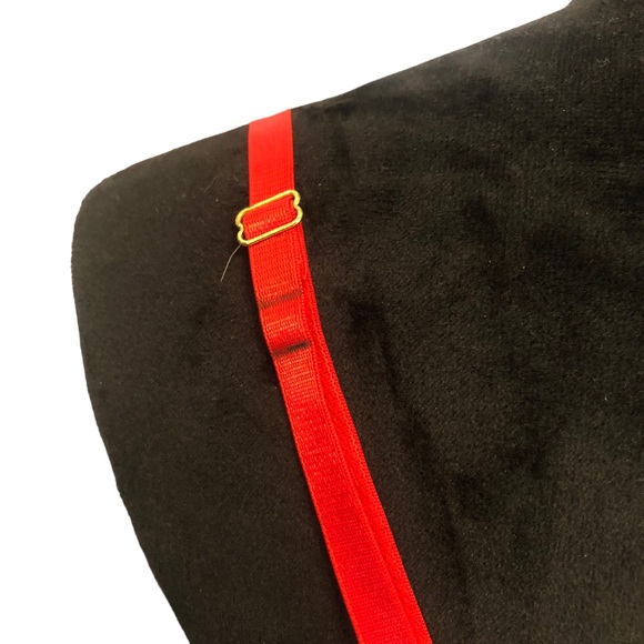 Santa Baby Red Fur Lined Multi Way Bra size XL - Picture 8 of 8